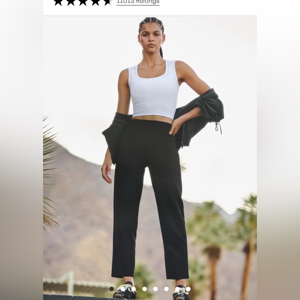 NEW! Athleta Endless pant Women's Black Pants ankle length size 10